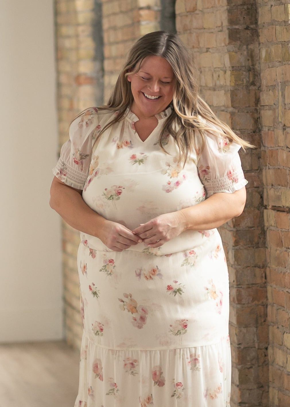 Dempsey Puff Short Sleeve Top - FINAL SALE Secondary image