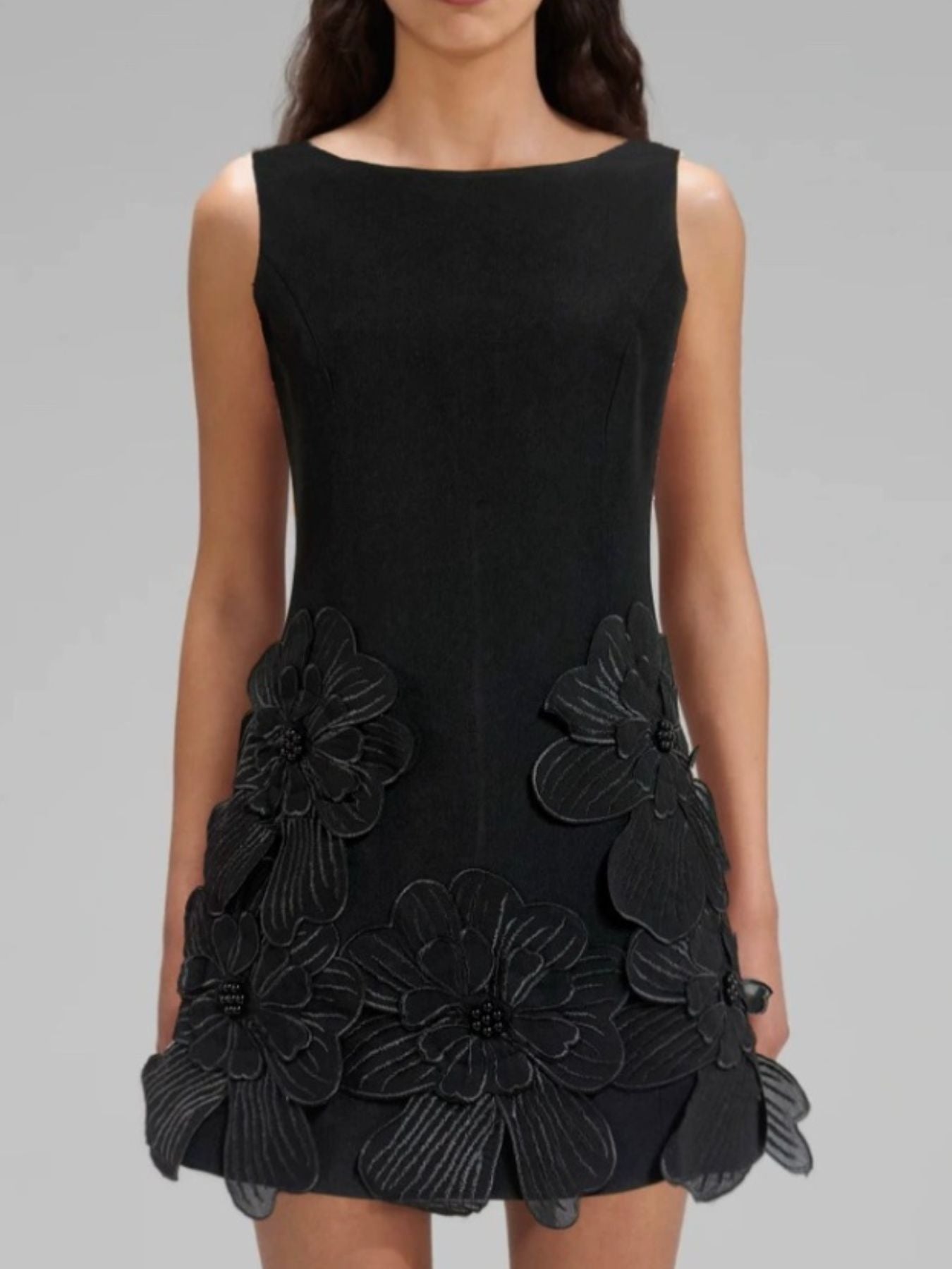 Flower Round Neck Sleeveless Dress view 7 - Shopiebay