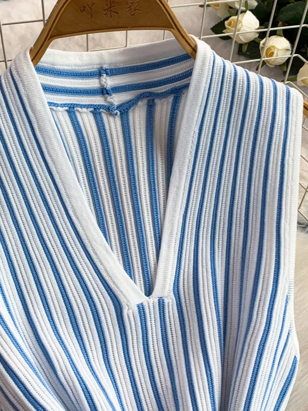 Striped Sleeveless Midi Dress - product image 10