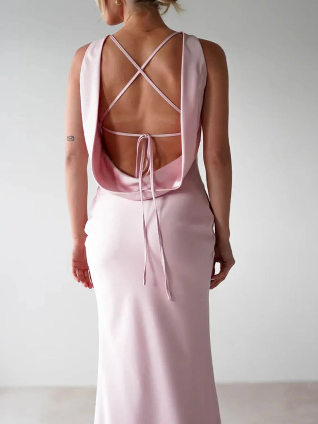 Satin Sleeveless Maxi Dress - product image 16