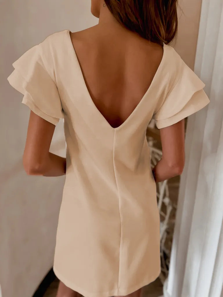 Ruffled Layered Short Sleeve Mini Dress - product image 14
