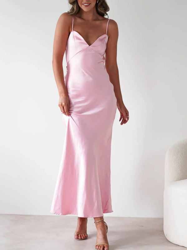 Satin Backless Cami Dress - product image 16