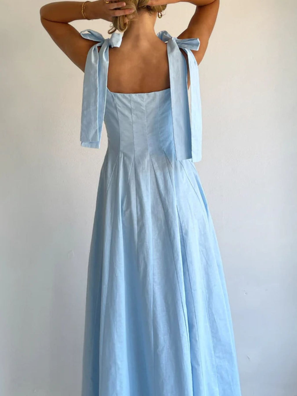 Gradient Tie Shoulder Maxi Dress - product image 4