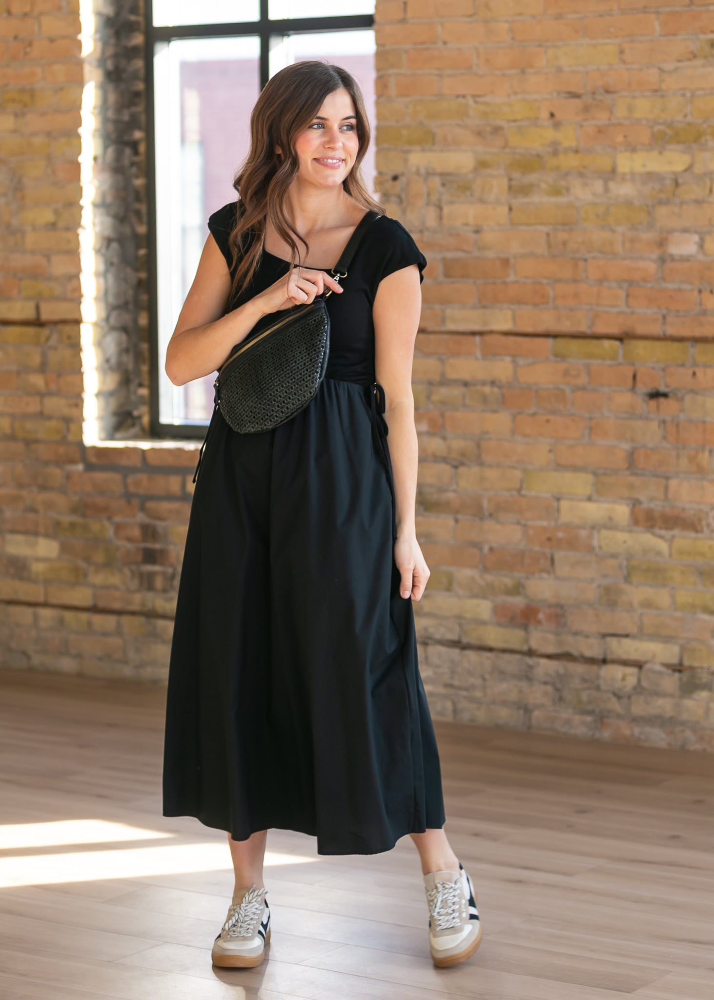 Eleanor Black A-line Maxi Dress - FINAL SALE Main image