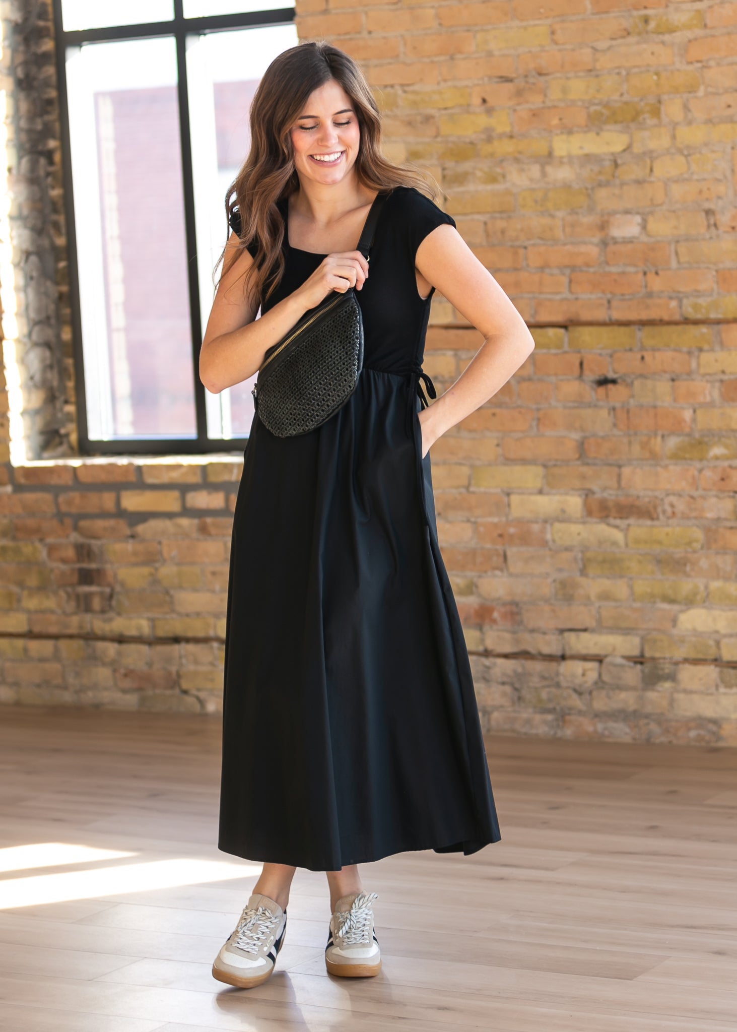 Eleanor Black A-line Maxi Dress - FINAL SALE Secondary image