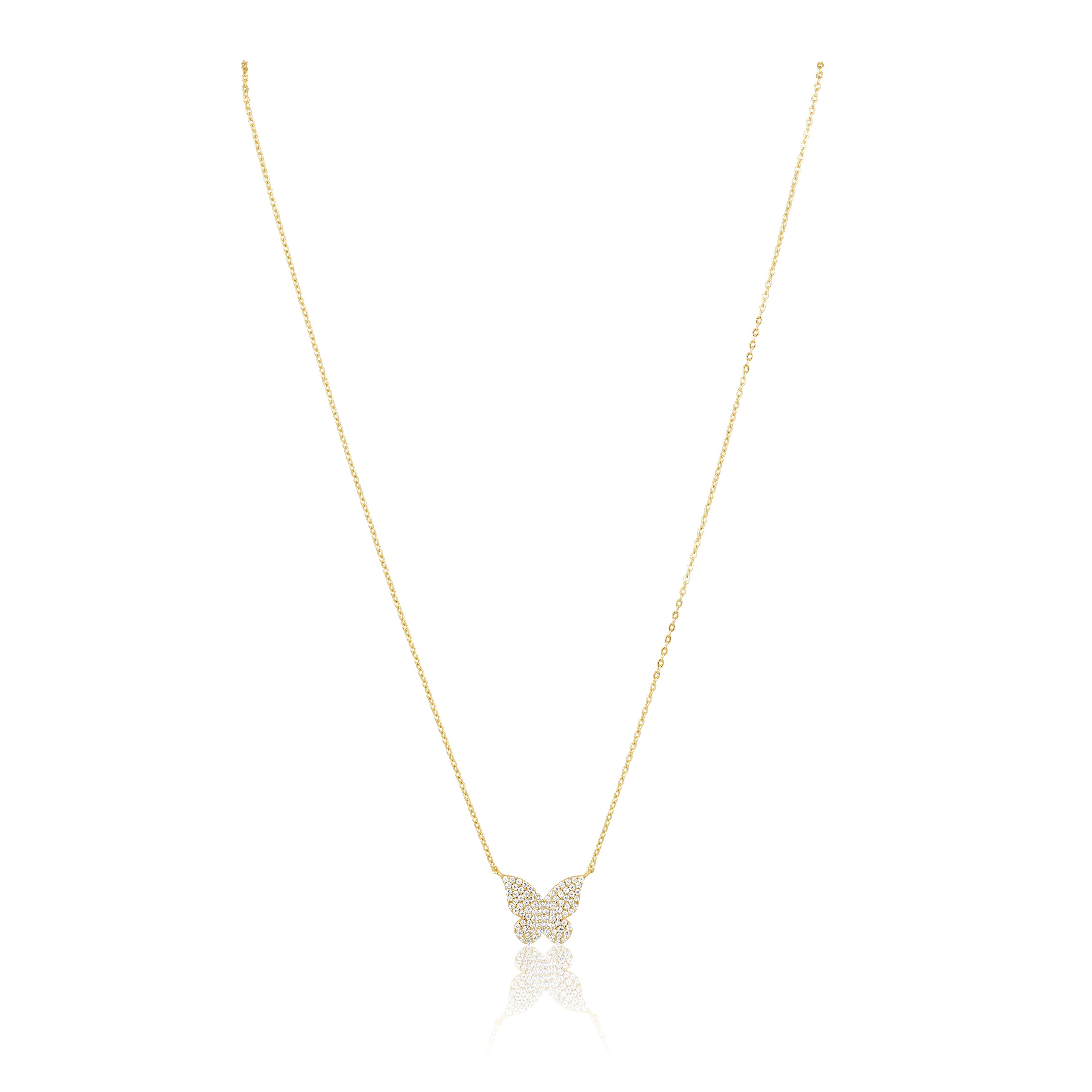Elsie Pave Butterfly Necklace Main image