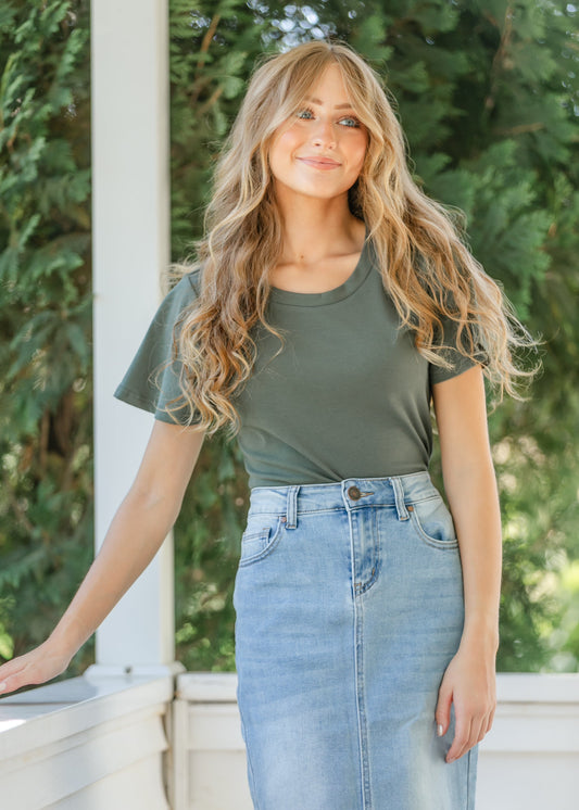 Essential Flutter Sleeve Top