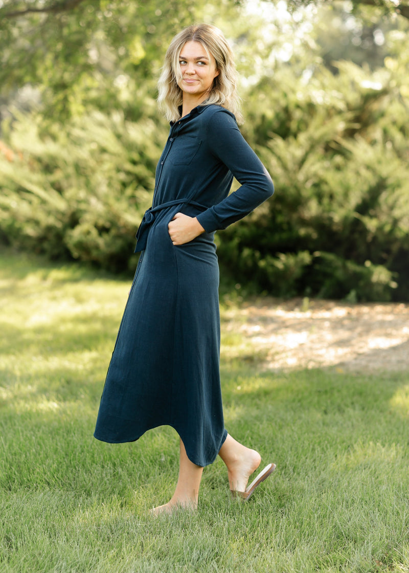 Essential Linen Shirt Dress