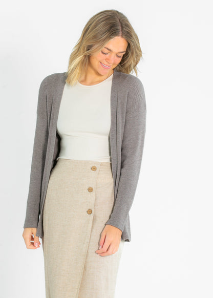 Essential Waffle Knit Cardigan