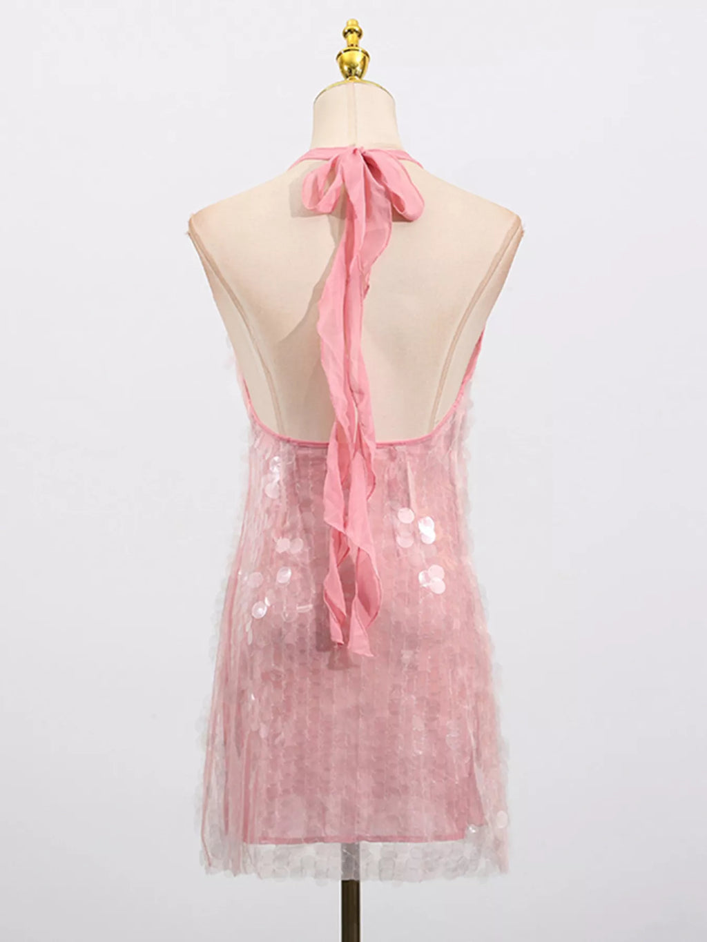 Sequin Halter Neck Mini Dress - product image 8