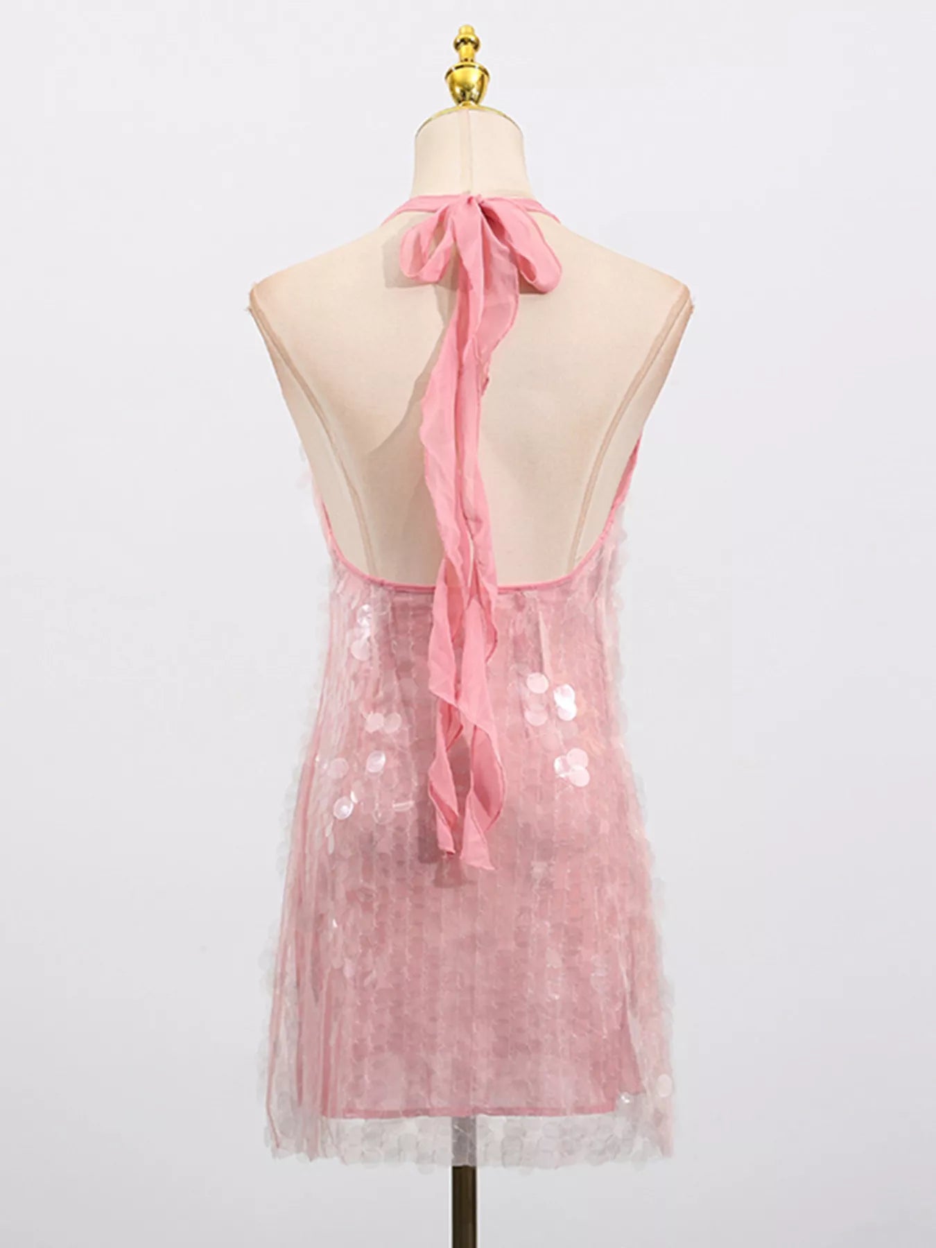 Sequin Halter Neck Mini Dress - product image 8