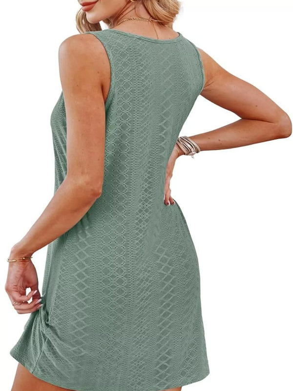 Sleeveless Knotted Hem Tank Dress - product image 8