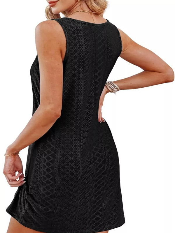 Sleeveless Knotted Hem Tank Dress - product image 22