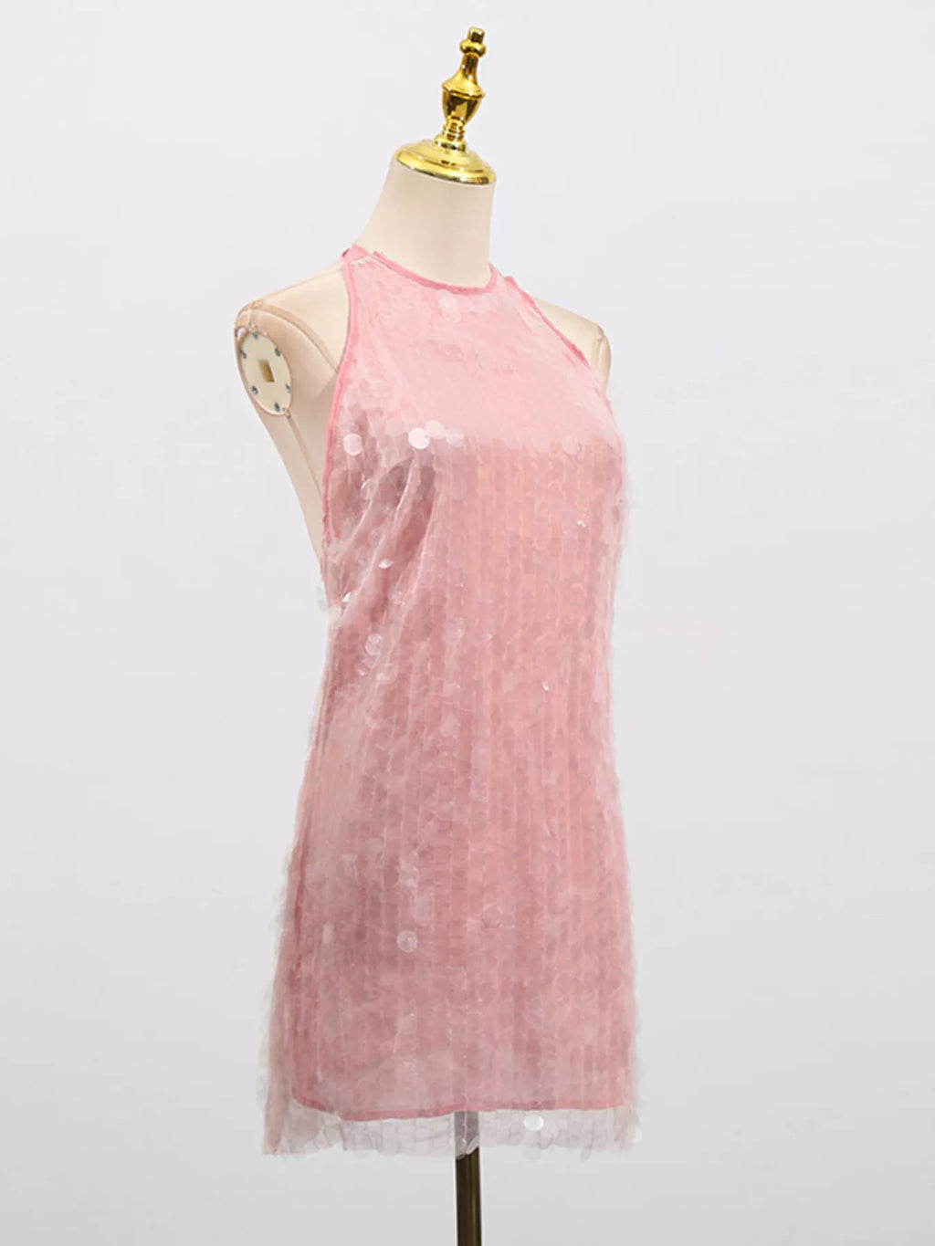 Sequin Halter Neck Mini Dress - product image 4