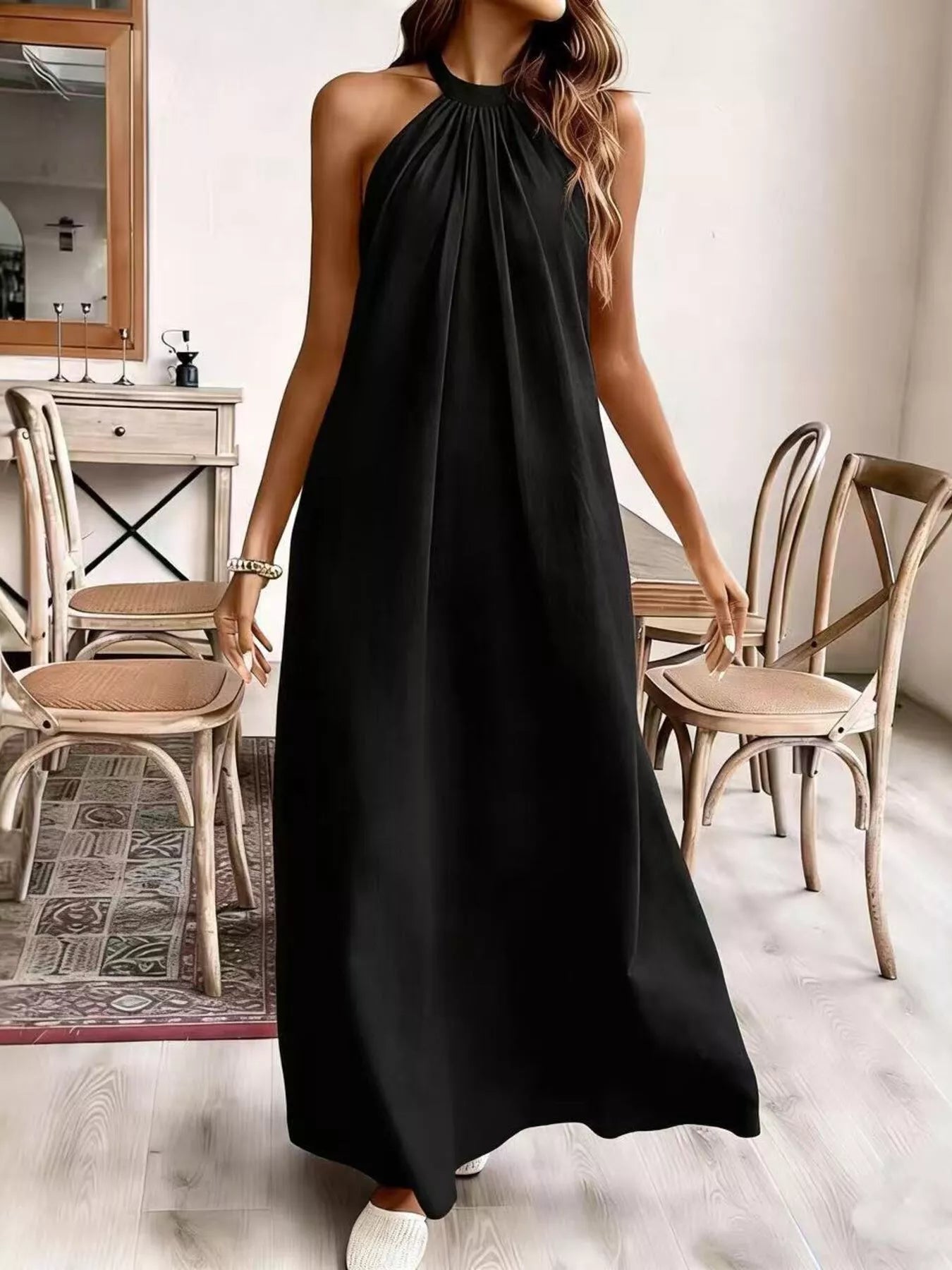 Halter Neck Maxi Dress - product image 3