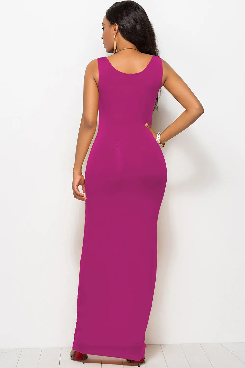 Scoop Neck Wide Strap Maxi Dress - product image 8