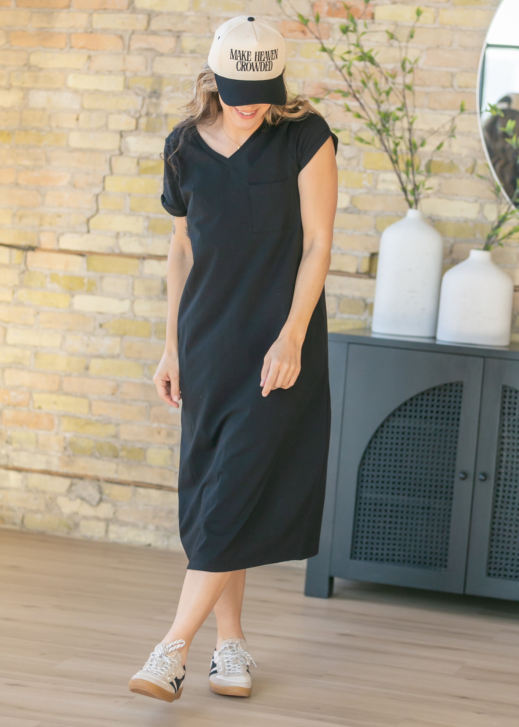 Finley V-neck T-shirt Dress Main image