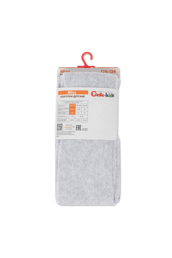 Conte-Kids Cotton Tights Miss 617 - Lace Pattern