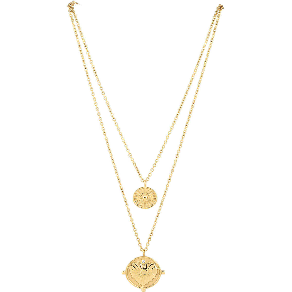 Gigi Double Coin Necklace Main image
