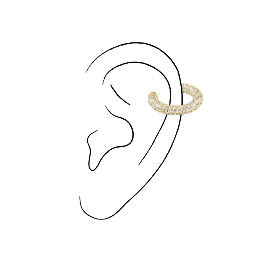 Tinsley  CZ Ear Cuff Main image