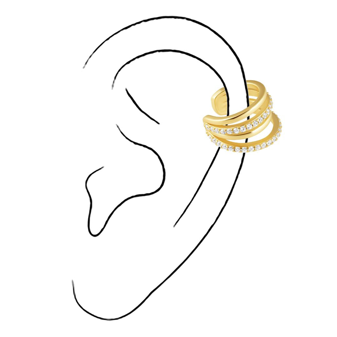 McKenzie Trio Ear Cuff Main image