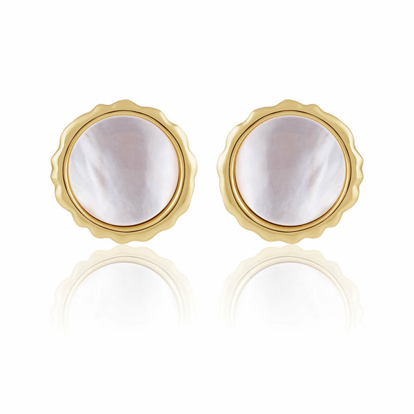 Gwen Mother of Pearl Stud
