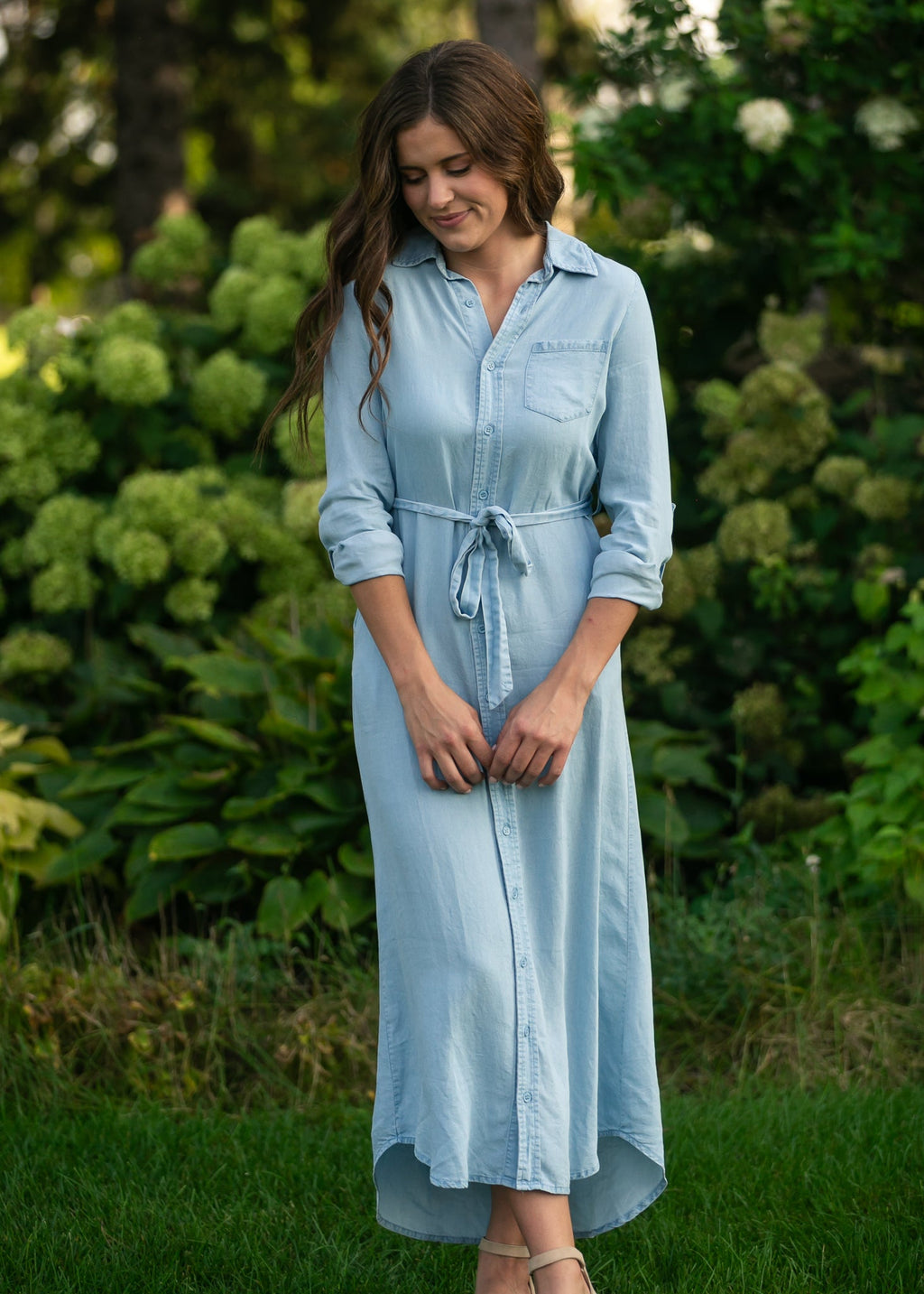 Hazel Chambray Long Sleeve Dress - product image 10