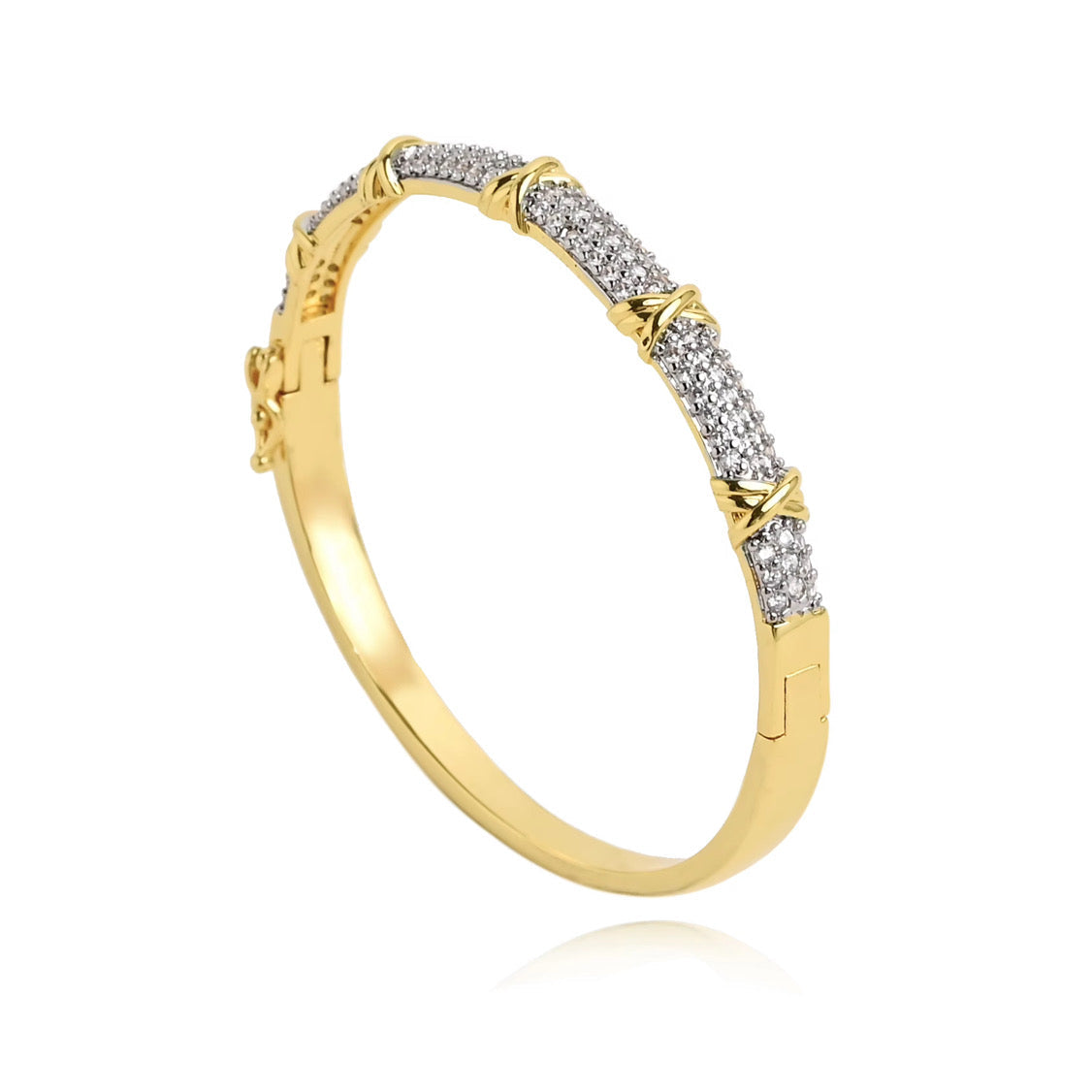 Kit Two Tone Pave Bracelet Main image
