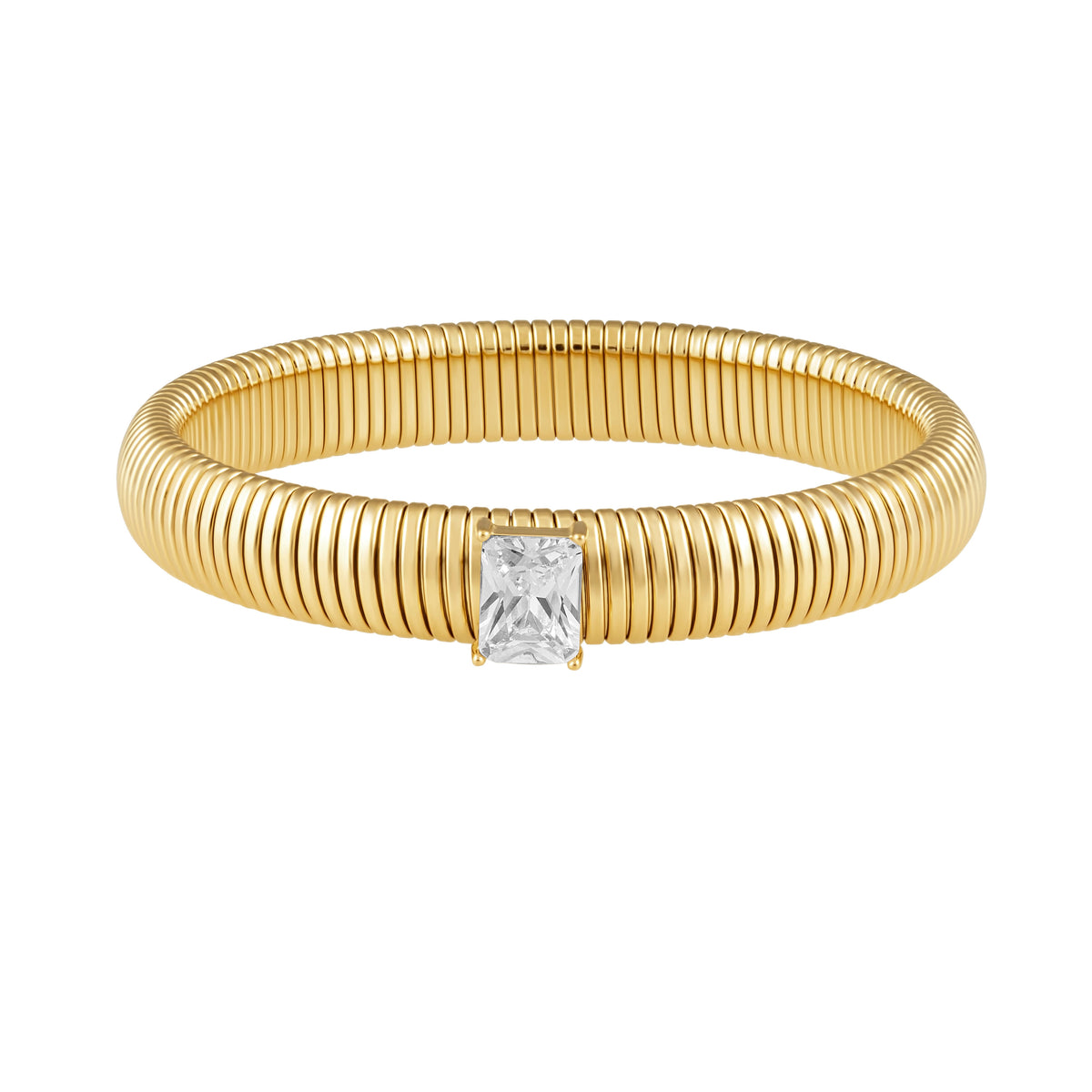 Serenity CZ Gold Bracelet Main image
