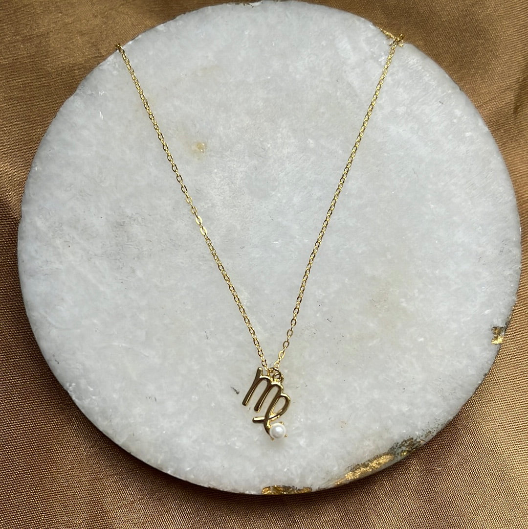 Zodiac Pearl Necklace Secondary image