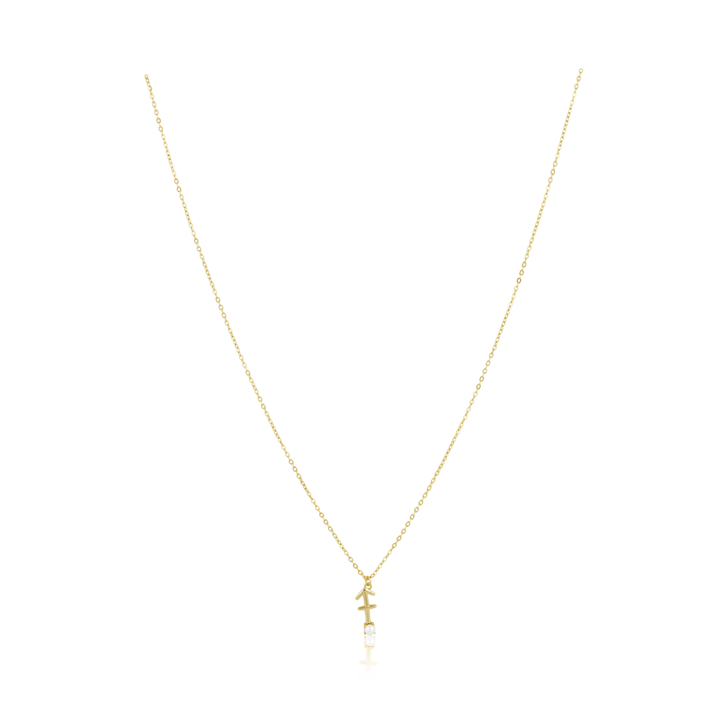Zodiac Pearl Necklace
