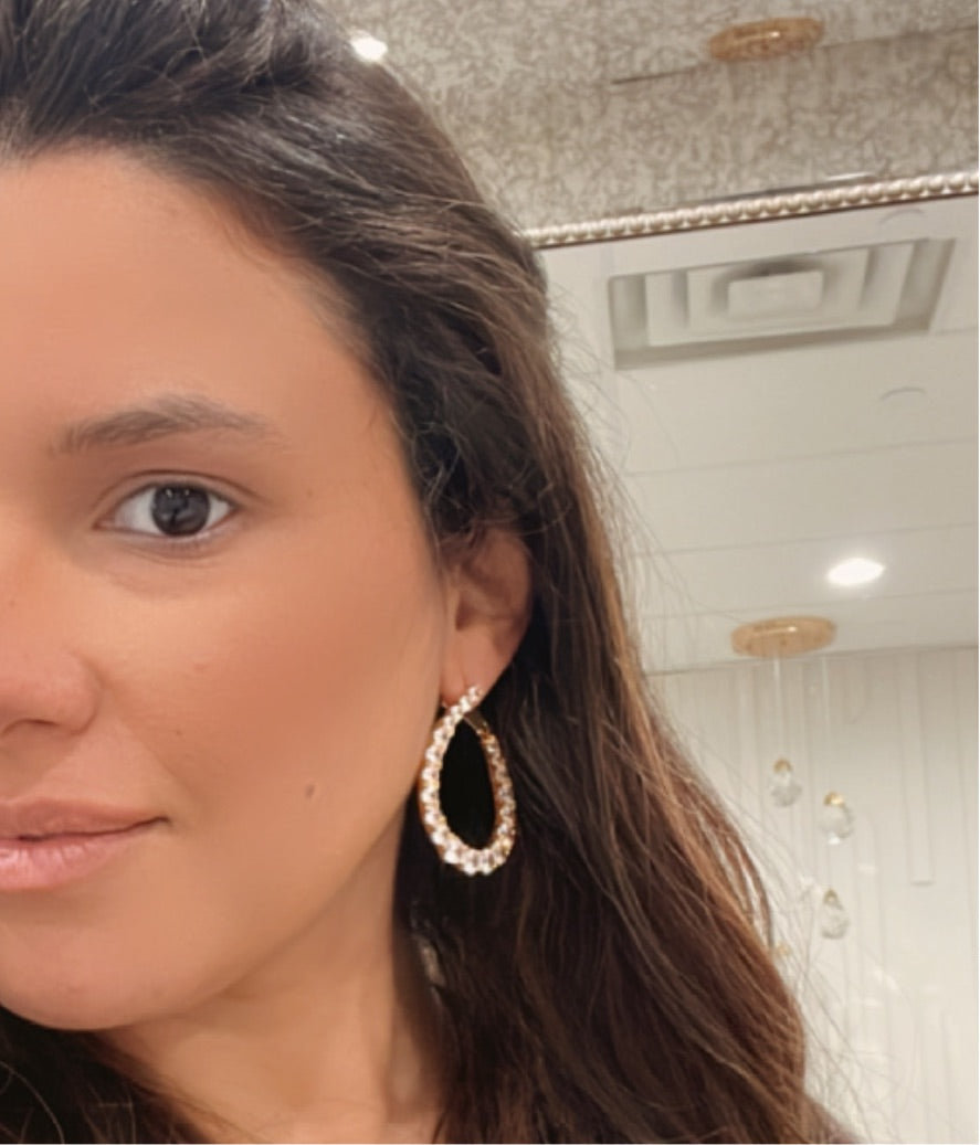 Naomi CZ Earring-Large Secondary image
