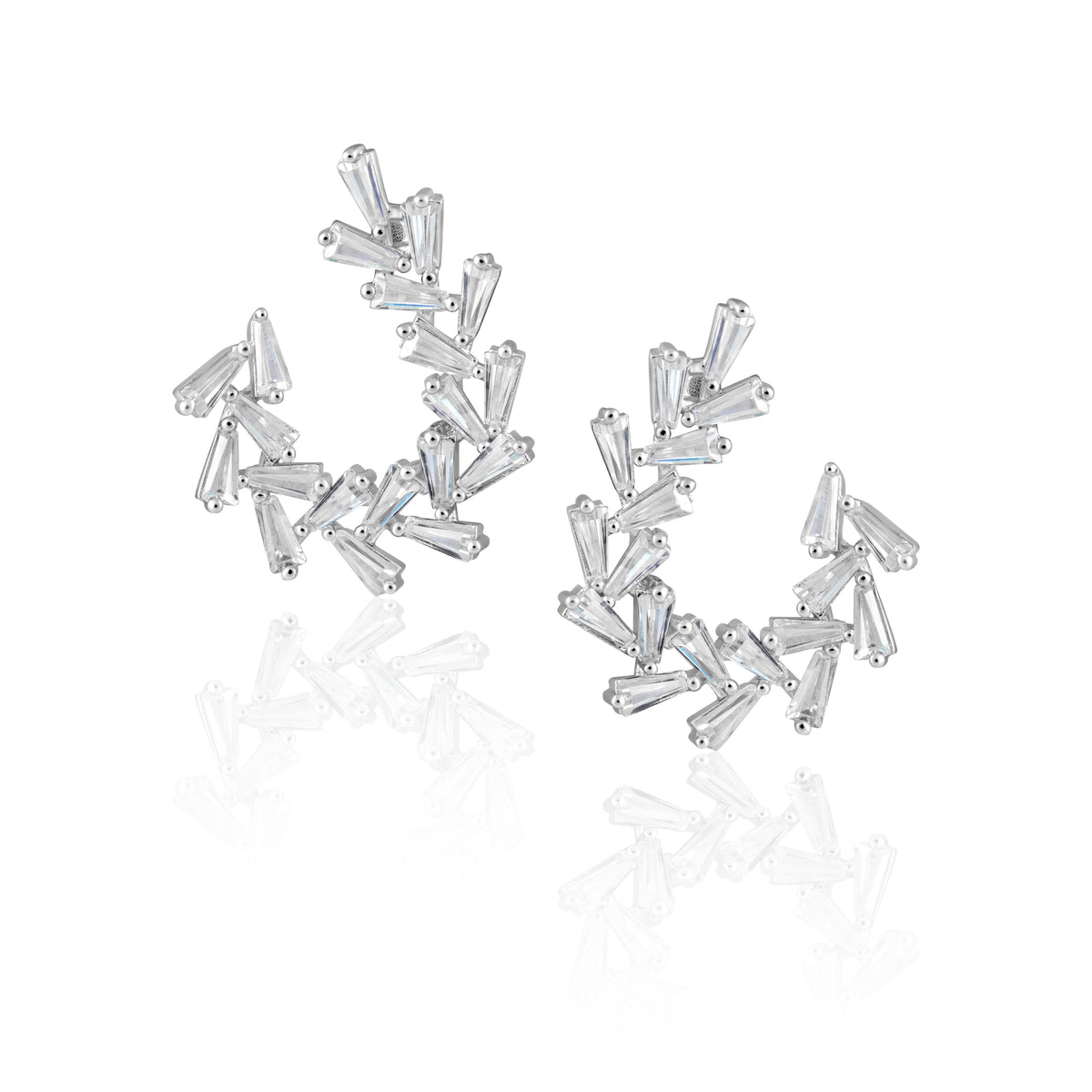 Arianna Baguette Earring