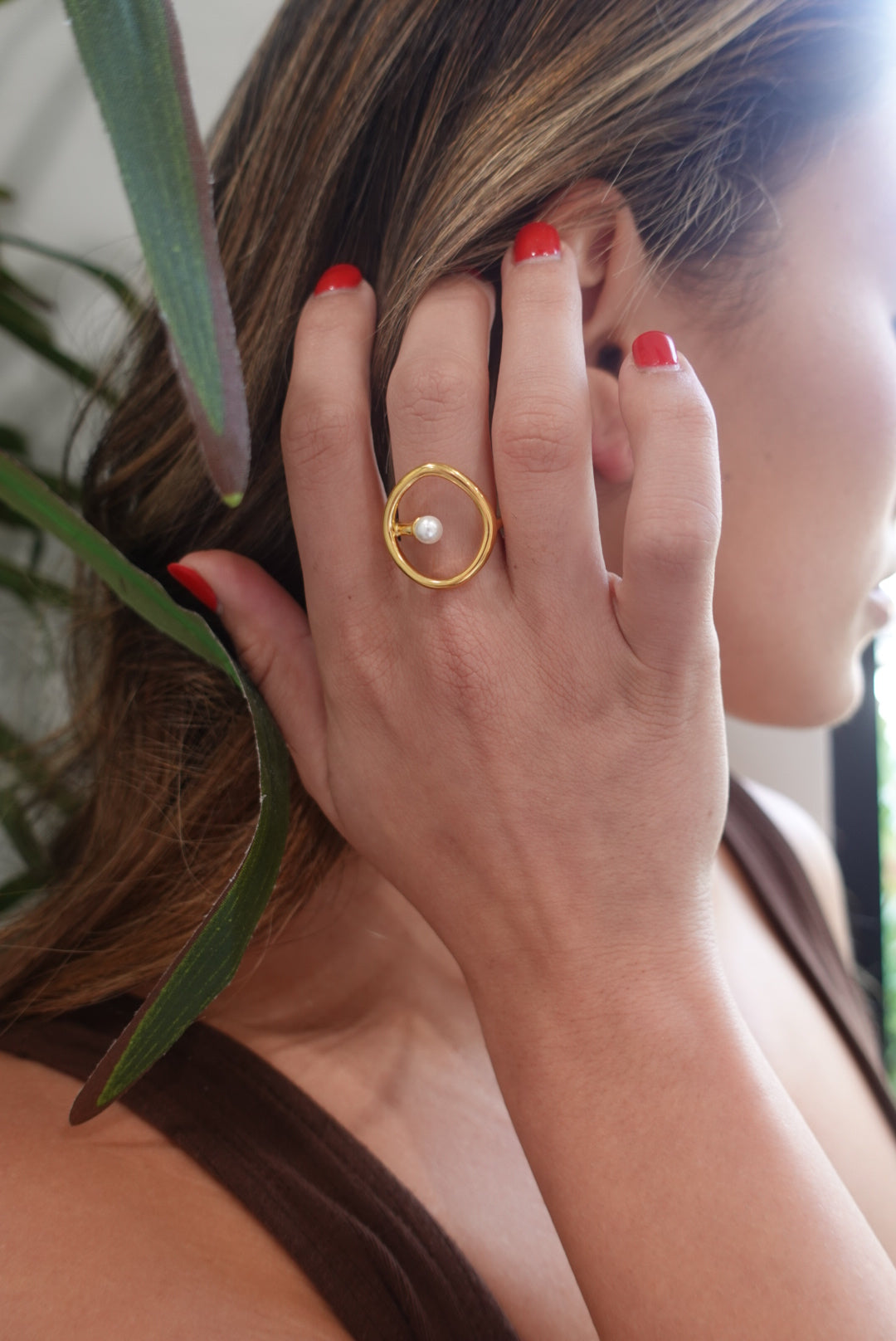 Krista Pearl Ring Secondary image