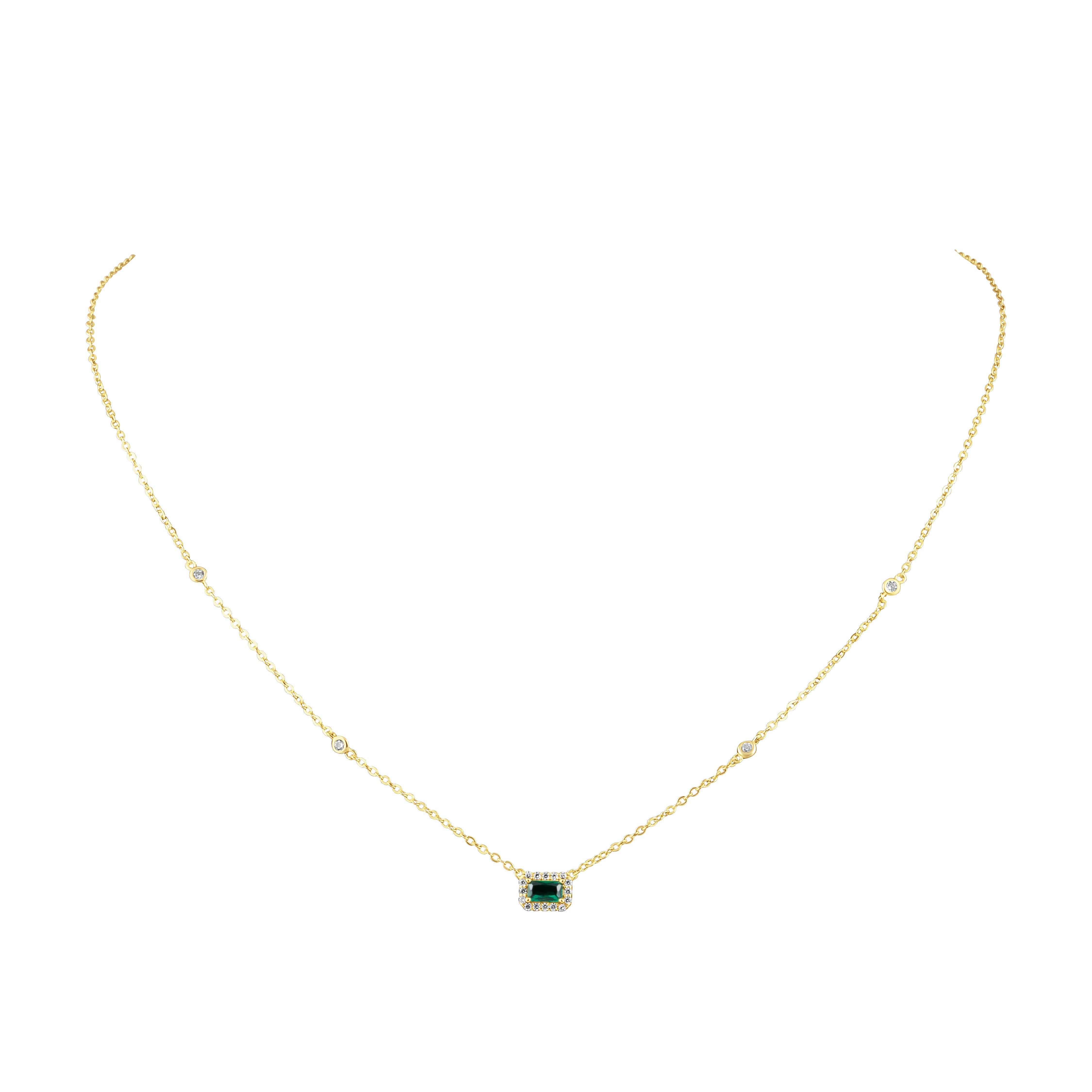 Nora Emerald Necklace Main image
