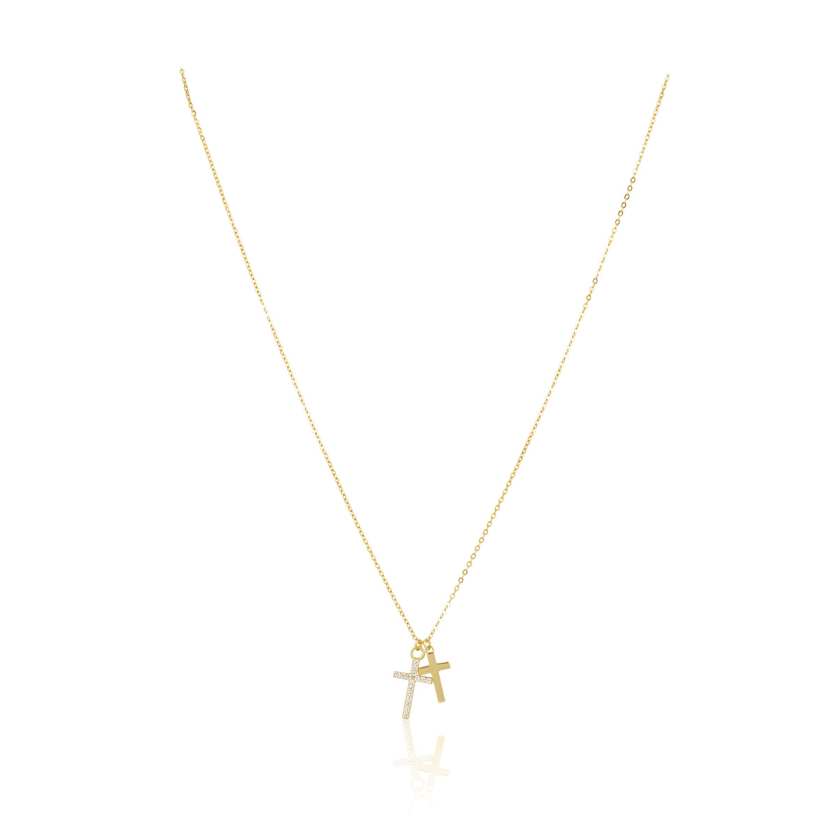 Double Cross Necklace Main image