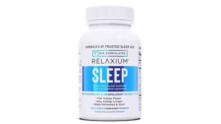 Relaxium Sleep Natural Dietary Supplement – Drug-Free Sleep Support – 60 Vegan Capsules Secondary image