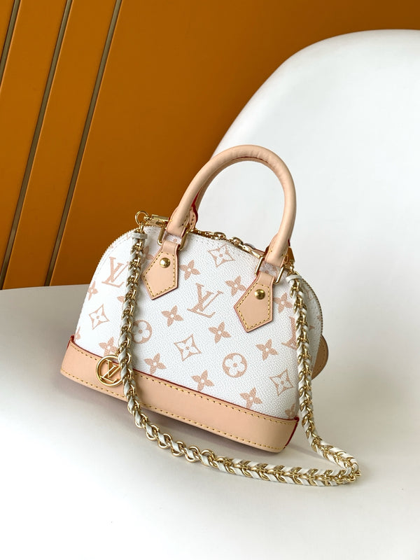 Women's Mini Structured Handbag with Heart-Shaped Pouch & Shoulder Strap