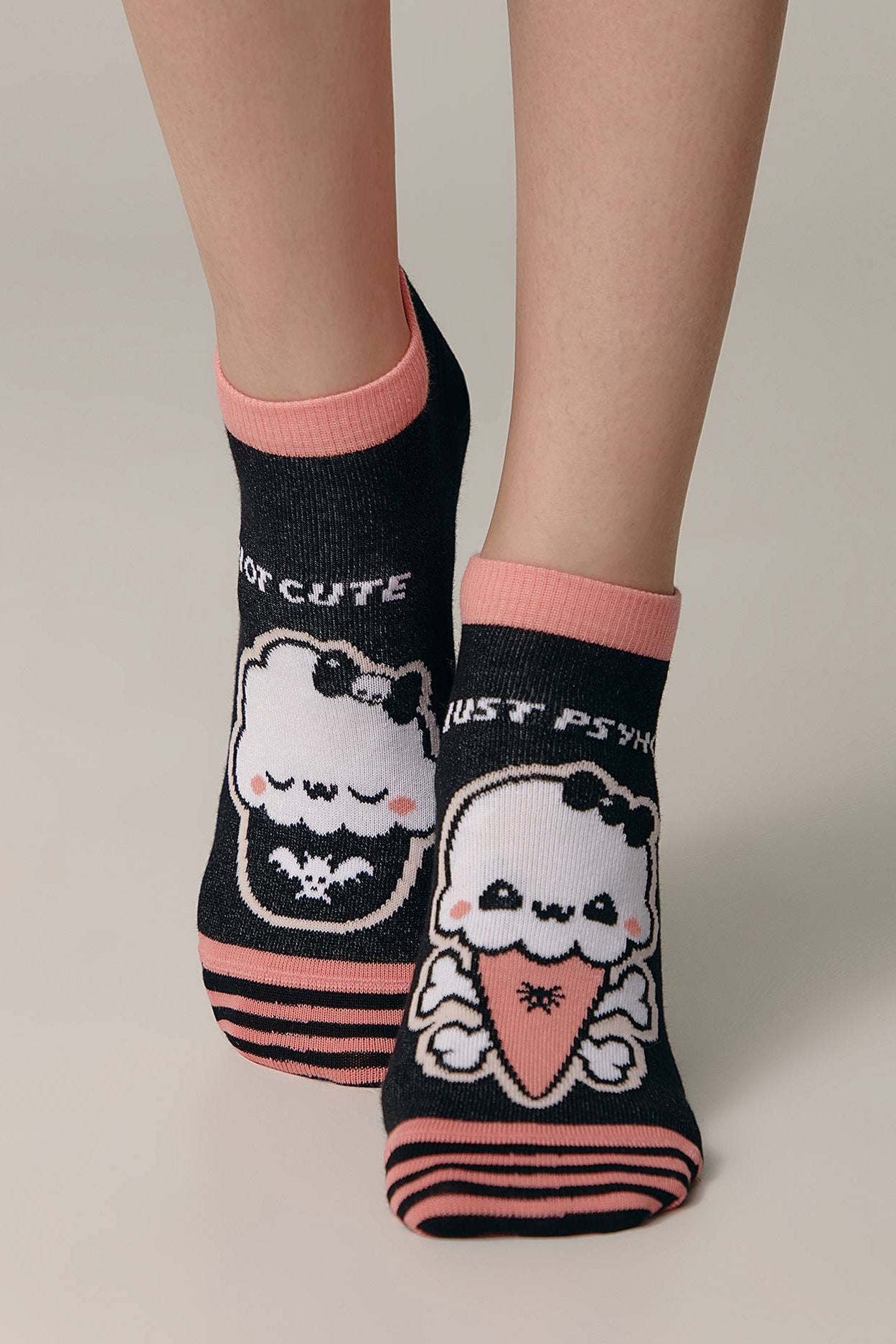 Cotton Ankle Socks Conte Happy 358 - Cute Main image