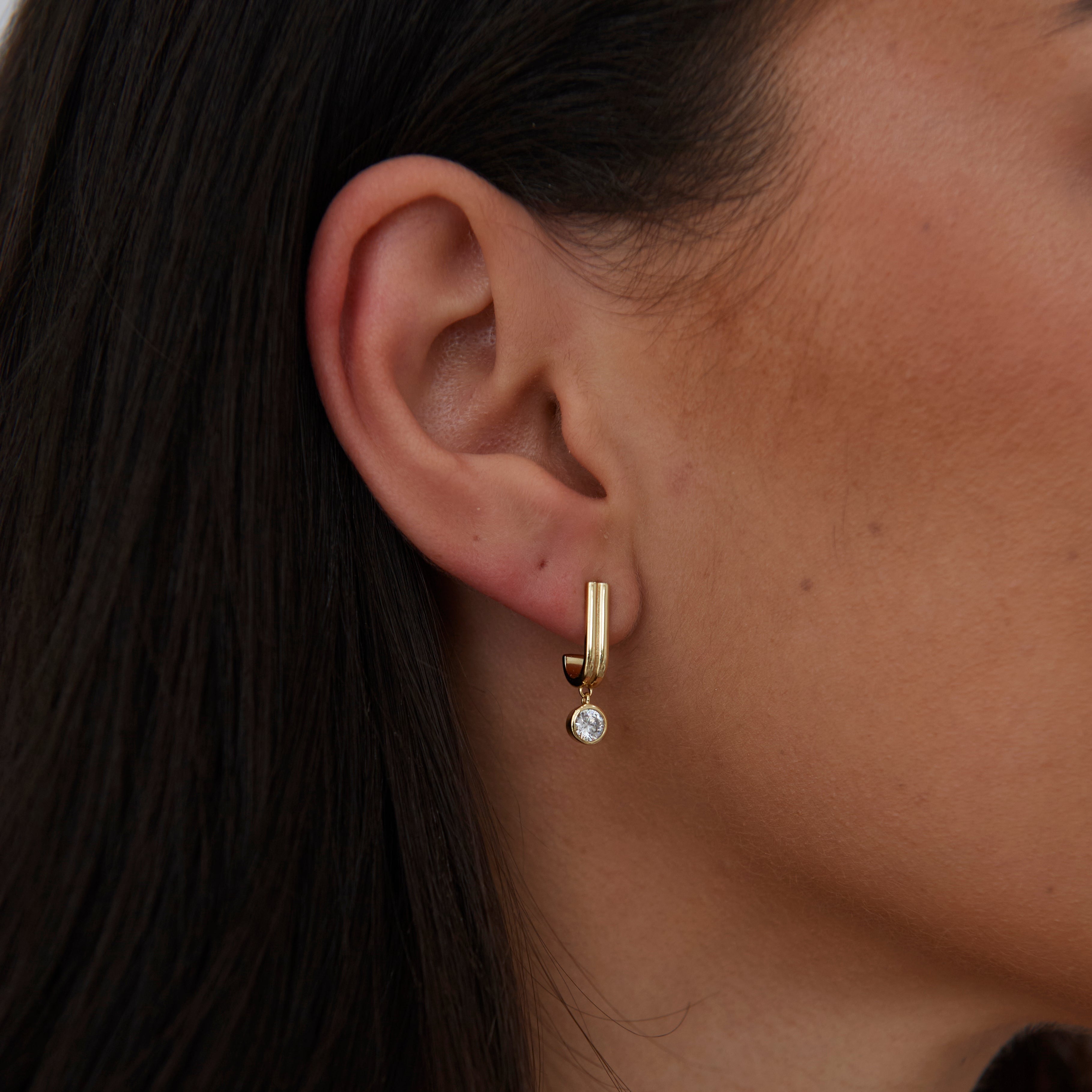 Iris CZ Earring Secondary image