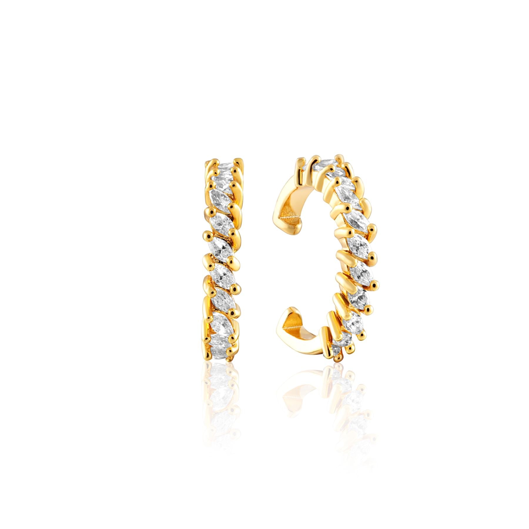 Jagged Baguette Ear Cuff Main image