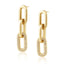 Jenna Pave Earrings - Gold