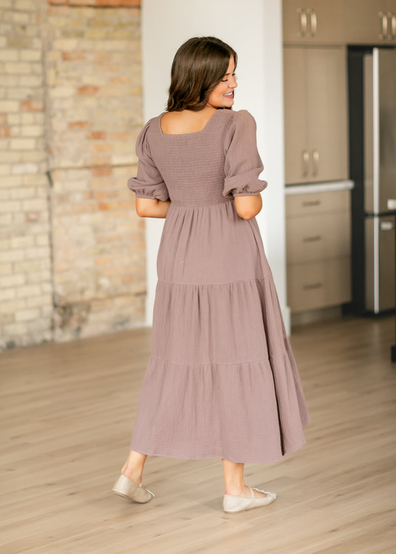 Kayleen Gauze Maxi Dress