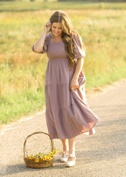 Kayleen Gauze Maxi Dress