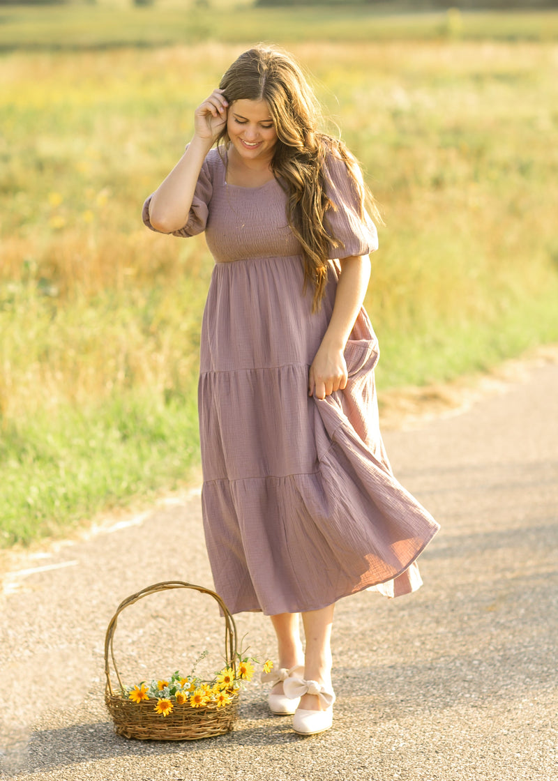 Kayleen Gauze Maxi Dress