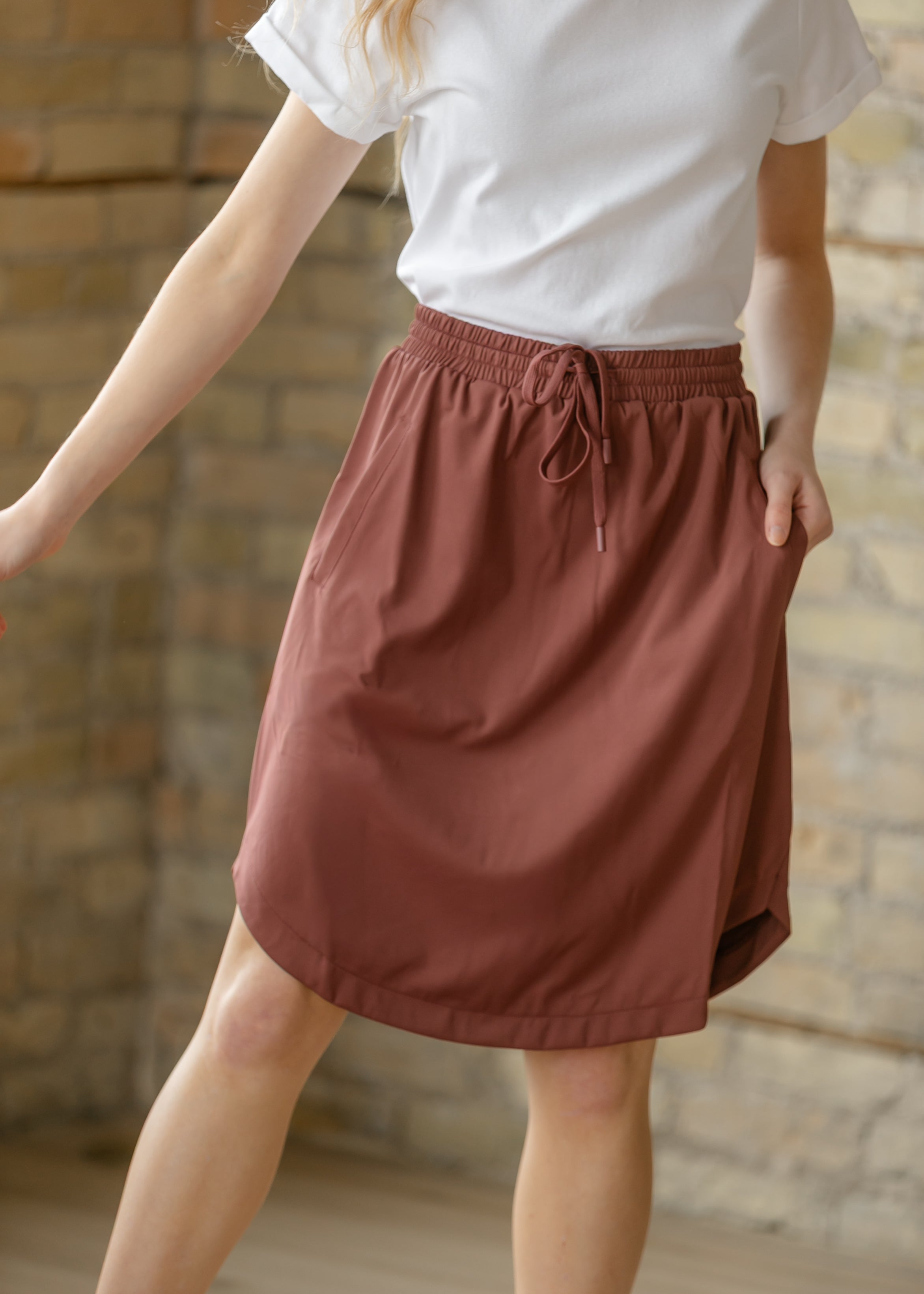 Kenedi Mulberry Athletic Sport Skirt Main image