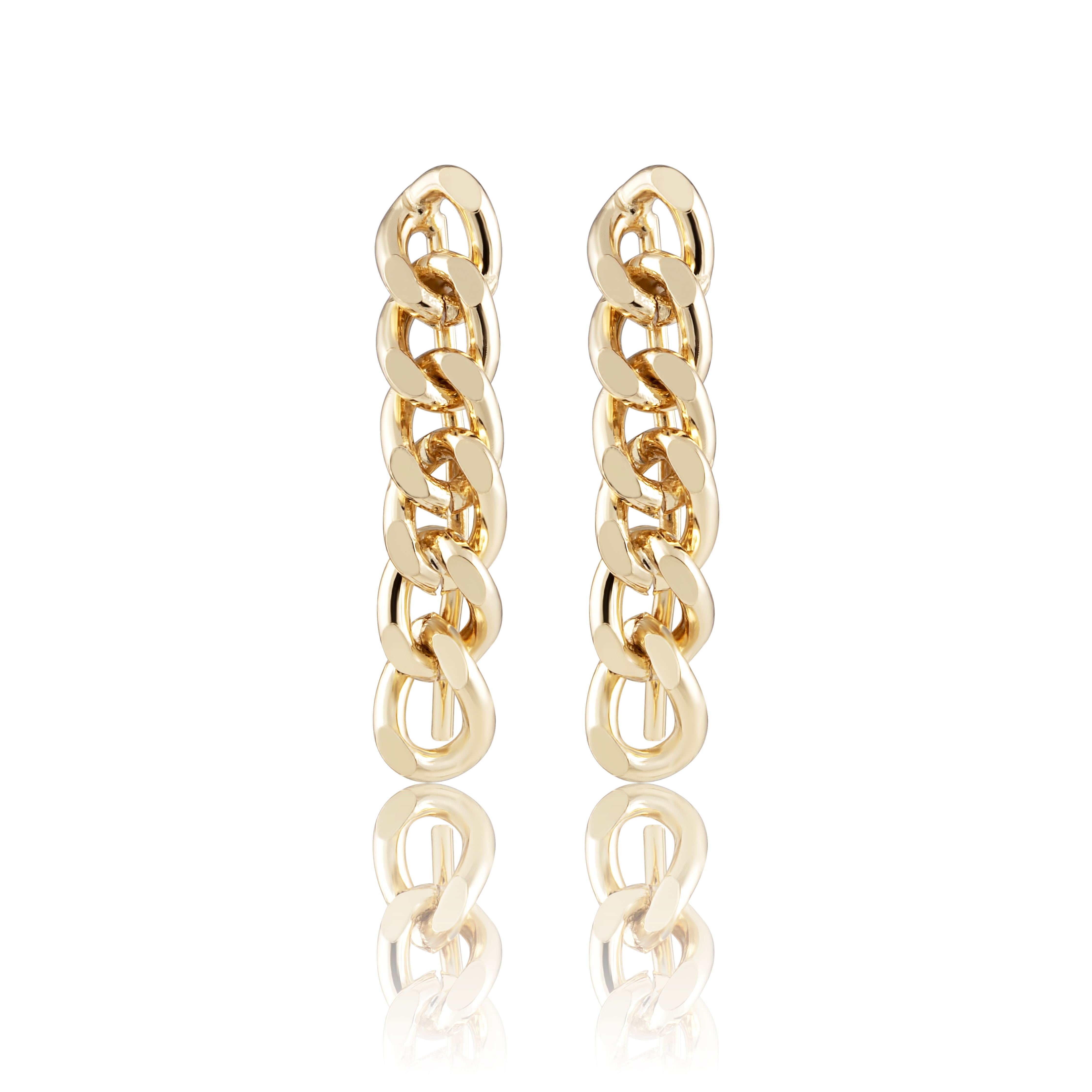 Leila Cuban Link Earrings Secondary image