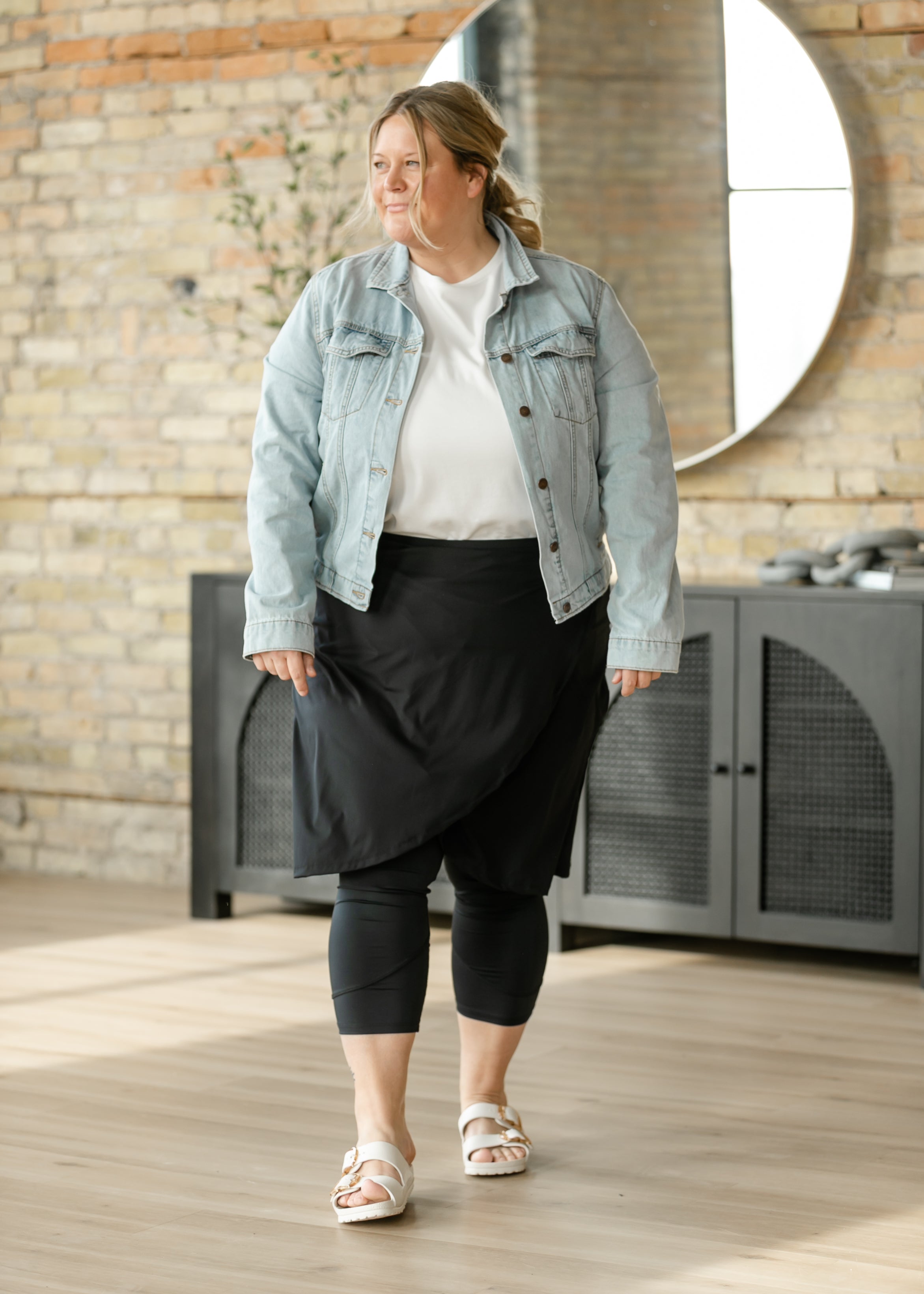 Lucille Tulip Hem Leggings Skirt Secondary image