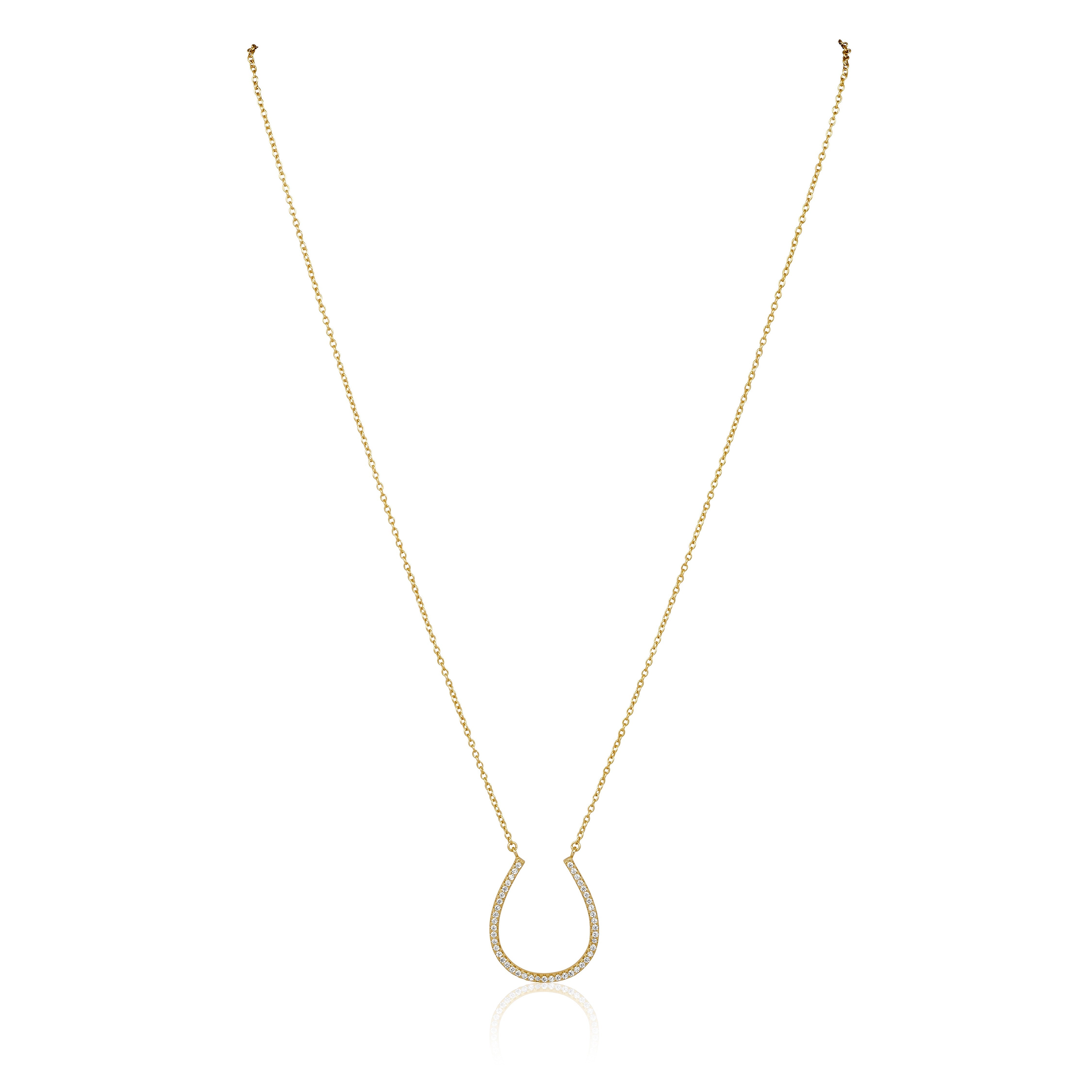 Lucky Horse Shoe Necklace Secondary image