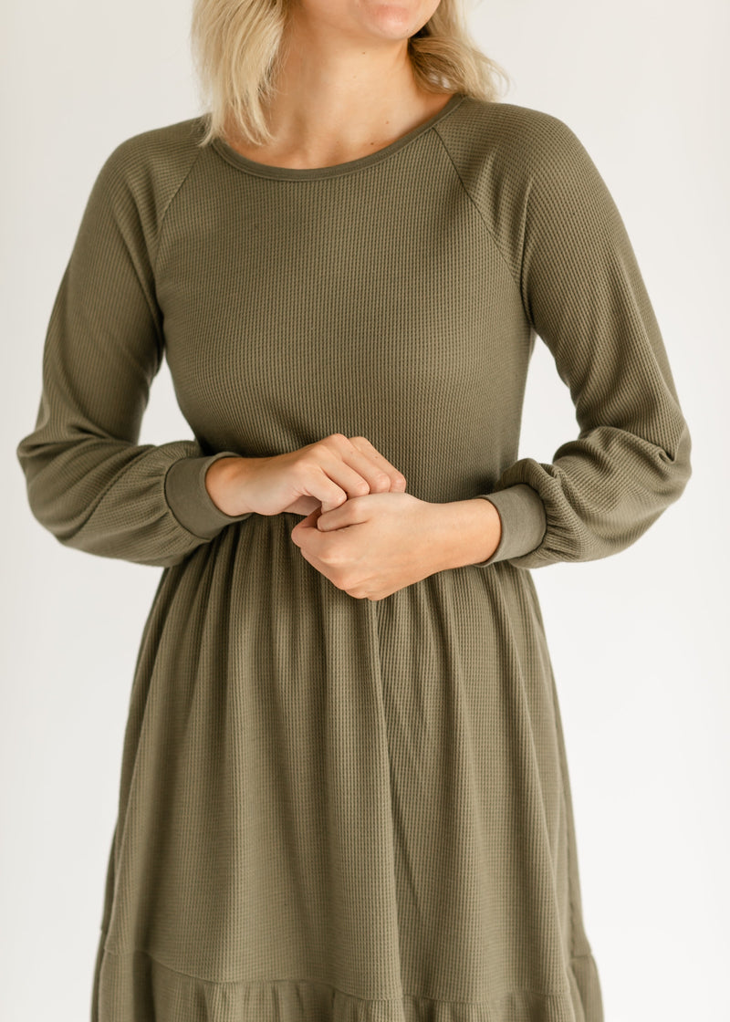 Luna Tiered Midi Dress